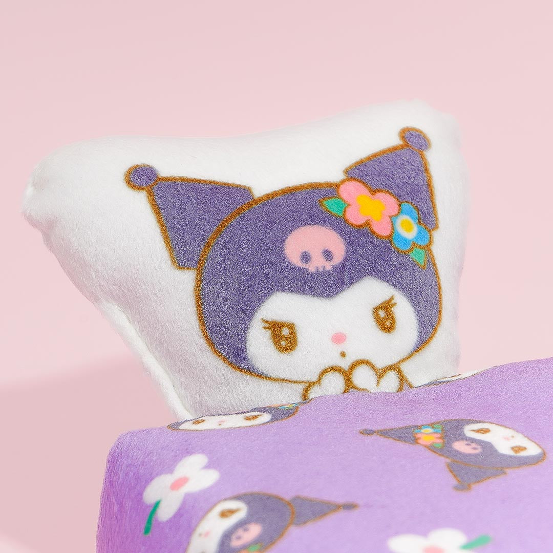 Kuromi Floral Tissue Box Cover