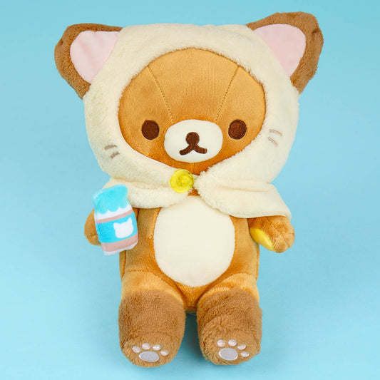Rilakkuma Neko Neko No Yu Plushie - Medium