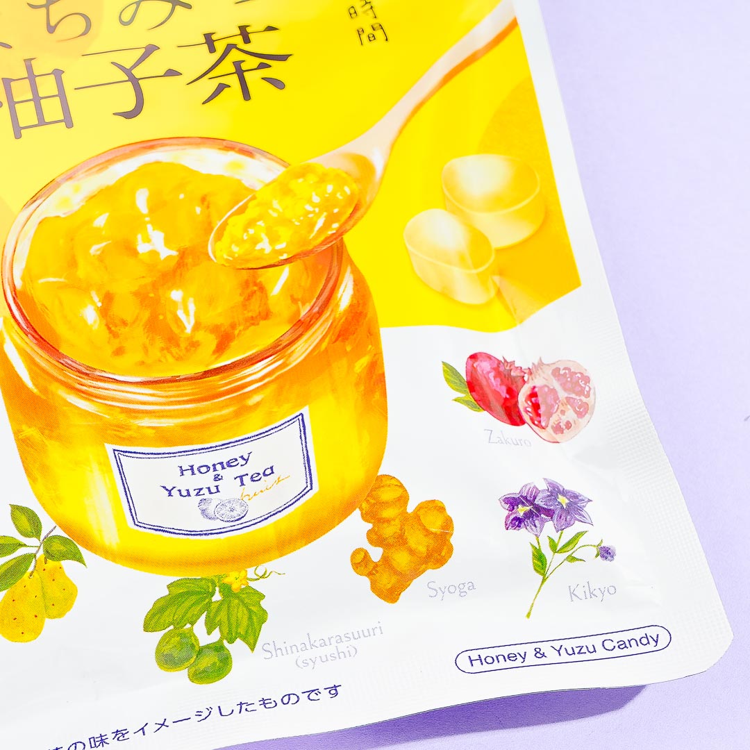 Kanro Healthy Throat Lozenge - Honey Yuzu Tea