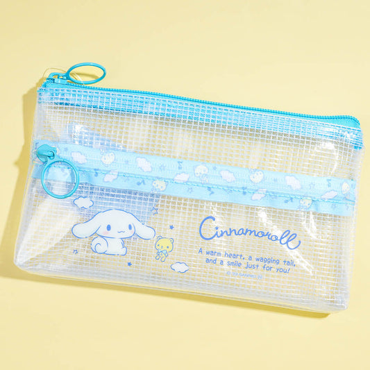 Cinnamoroll Clouds Double Zipper Pouch