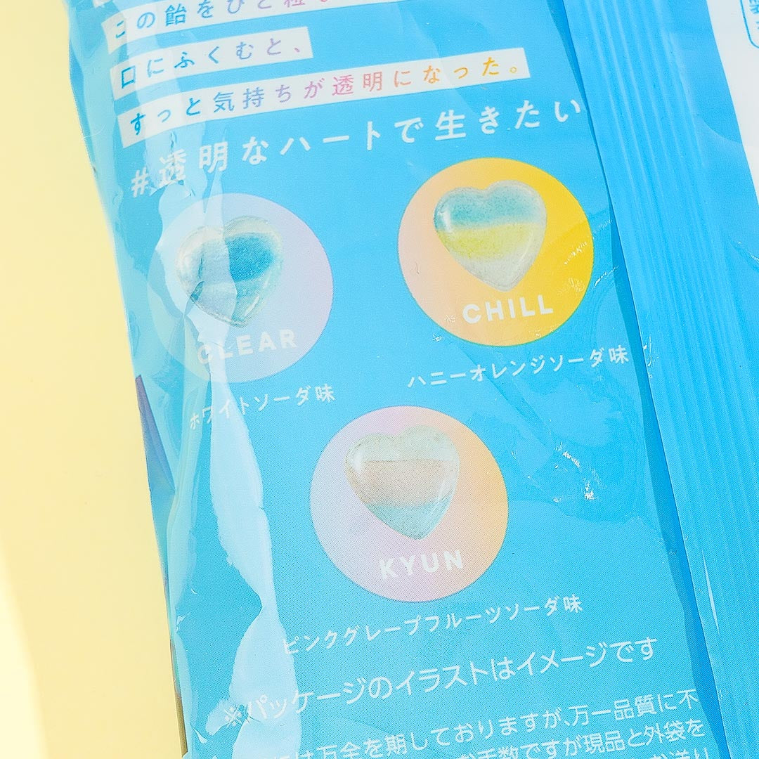 Kanro Transparent Heart Candy