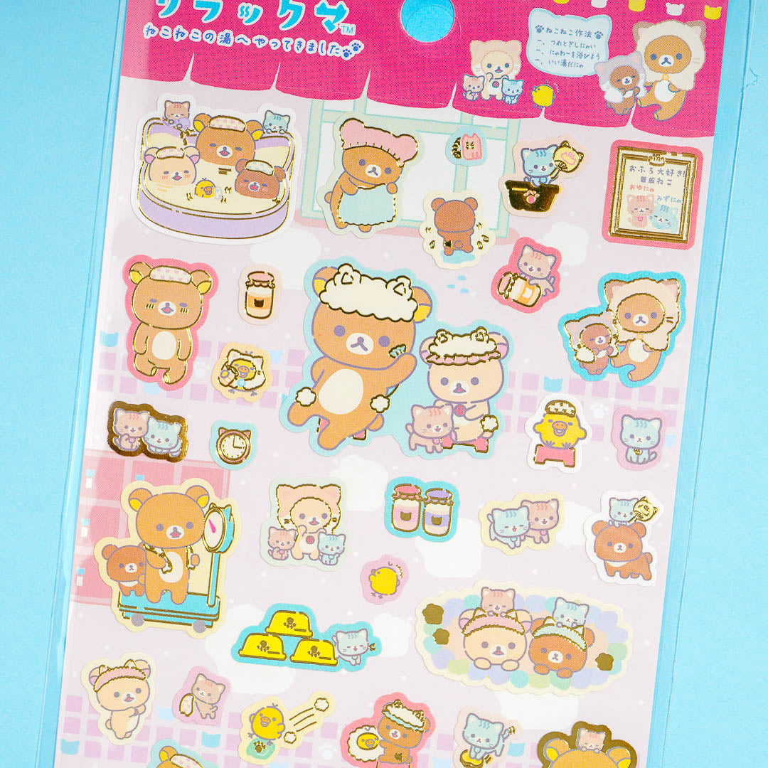 Rilakkuma Onsen Stickers