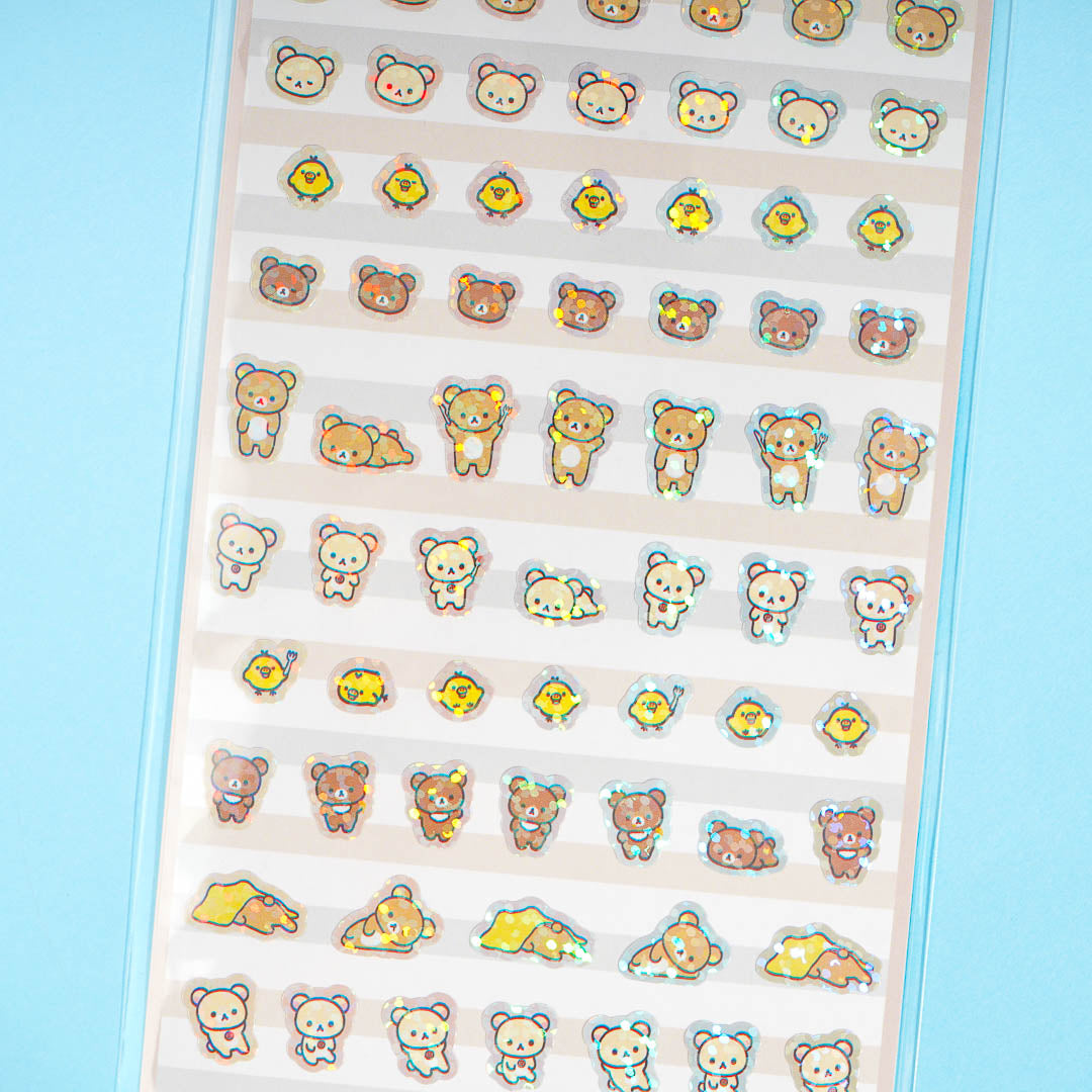 Rilakkuma Sparkling Mini Stickers