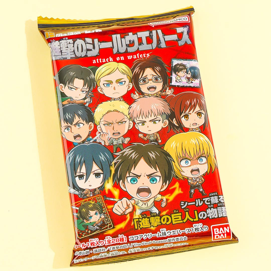 Attack on Titan Niformation Wafer & Sticker