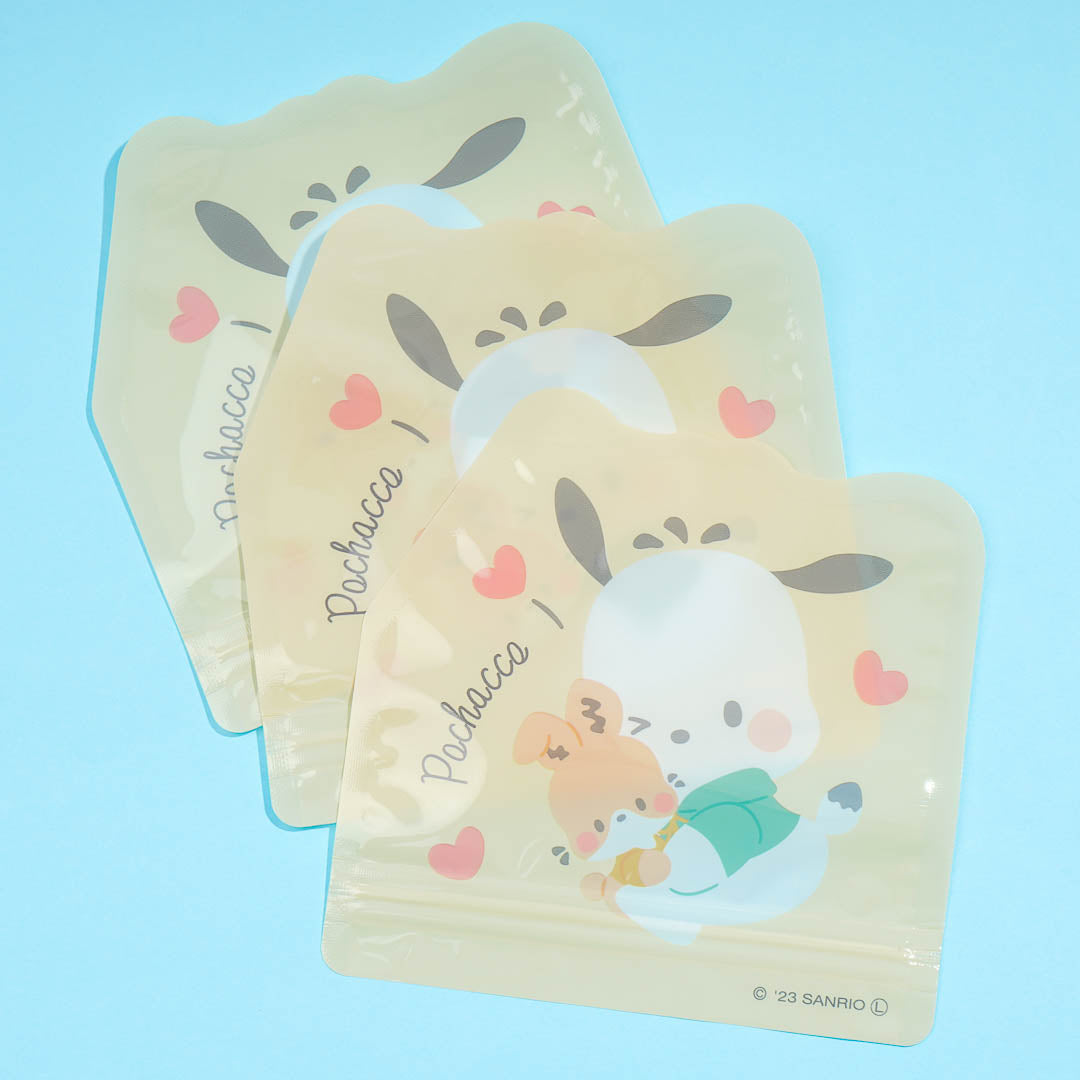 Pochacco Hug Zip Bag Set - 3 Pcs