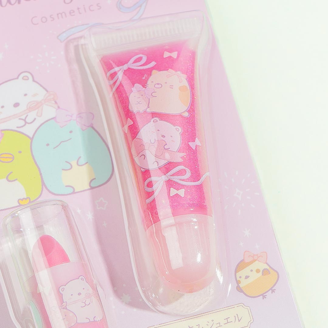 Sumikko Gurashi Huddle Lipstick & Lip Gloss Set