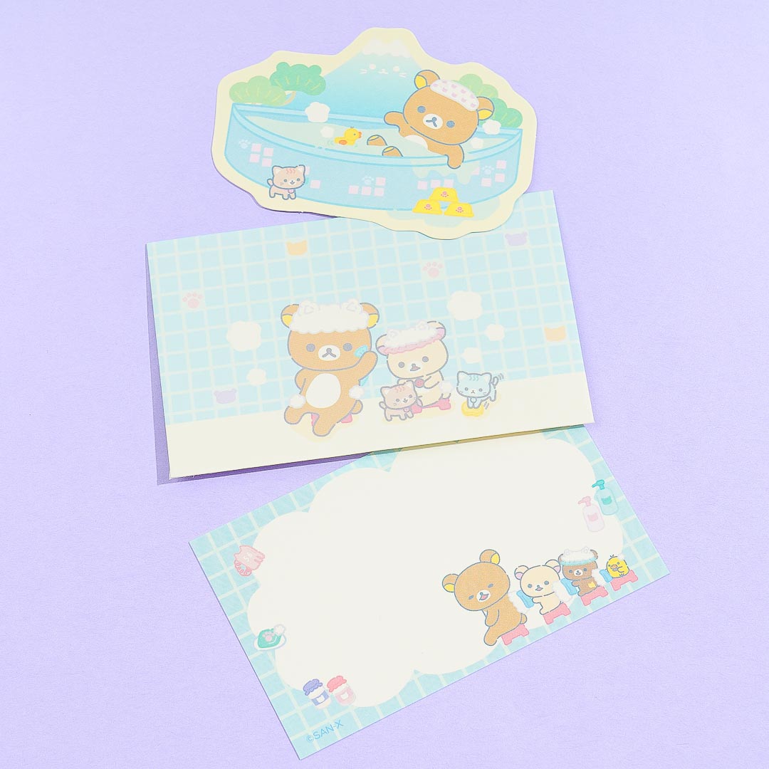 Rilakkuma Nekoneko No Yu Bath Letter Set