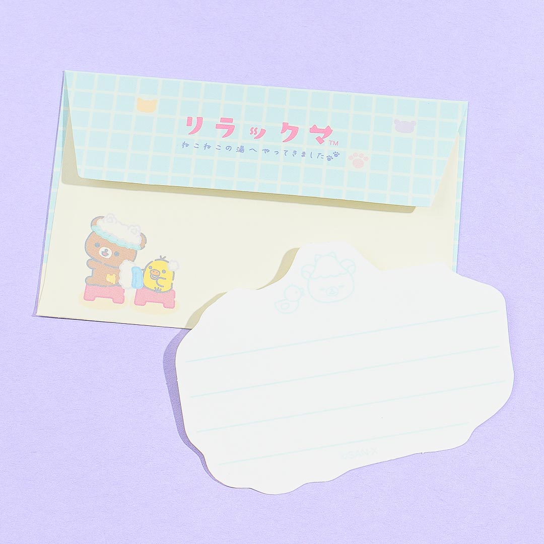 Rilakkuma Nekoneko No Yu Bath Letter Set