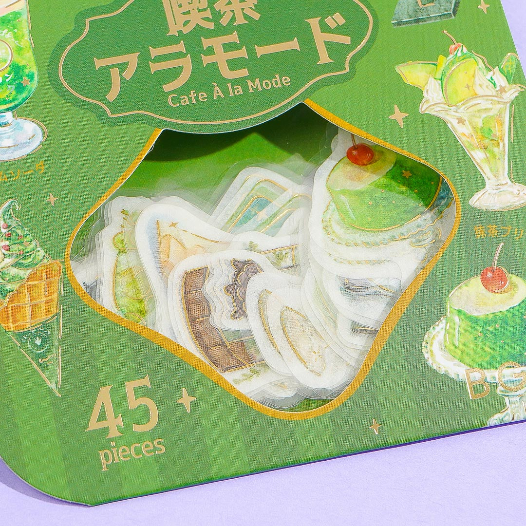 Cafe A La Mode Green Sweets Stickers