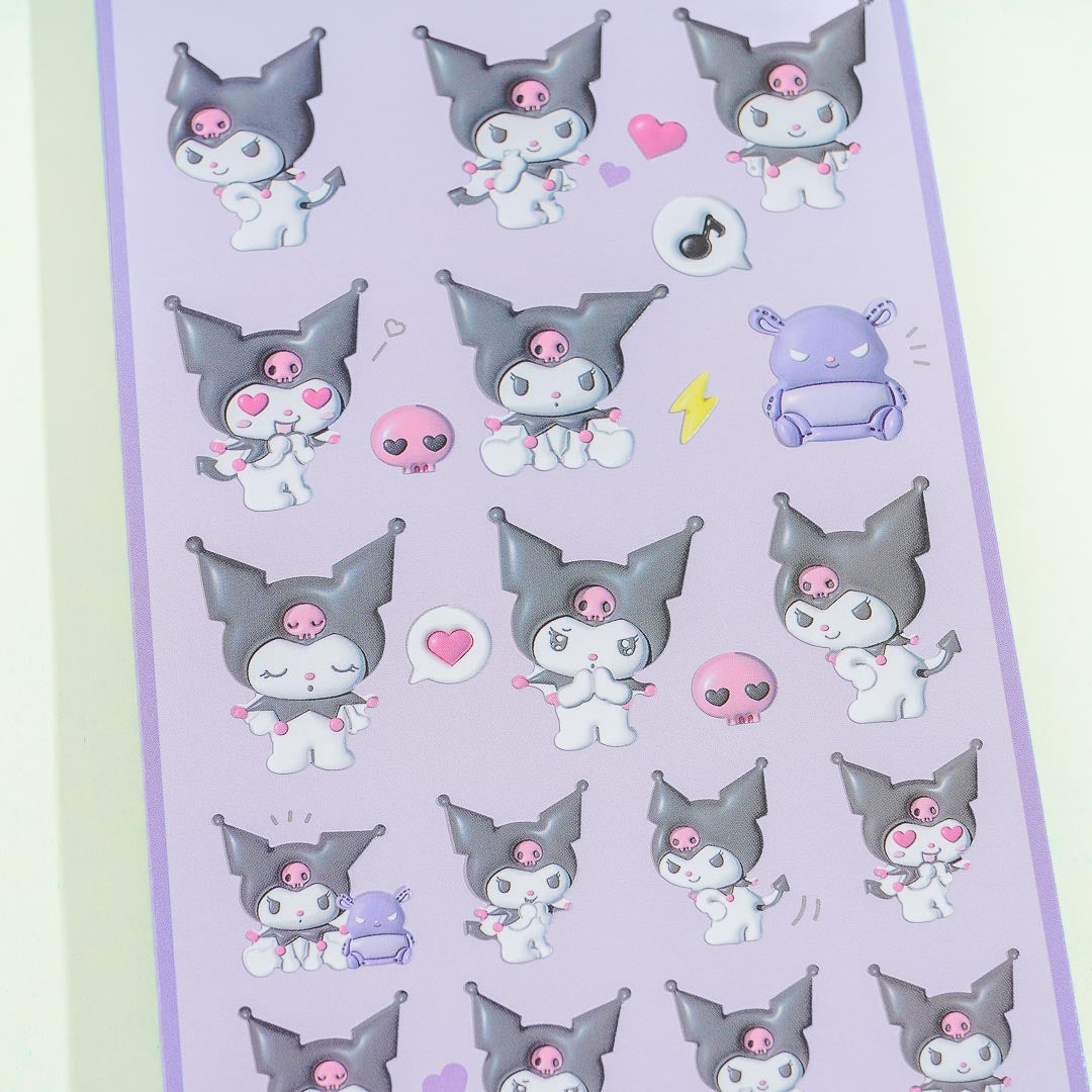 Kuromi Puffy Like Stickers