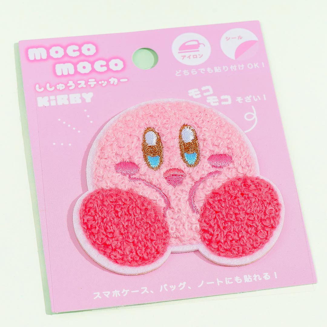 Kirby Mokomoko Embroidery Sticker Patch - Smile