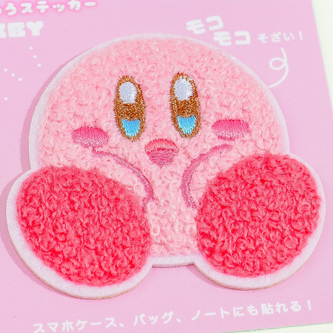 Kirby Mokomoko Embroidery Sticker Patch - Smile