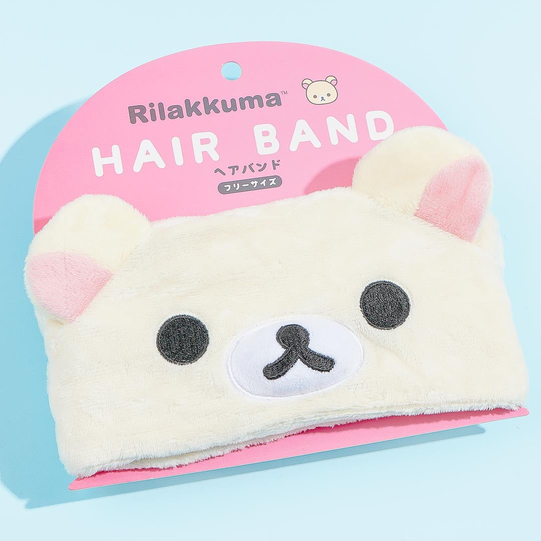 Korilakkuma Fluffy Face Hair Band