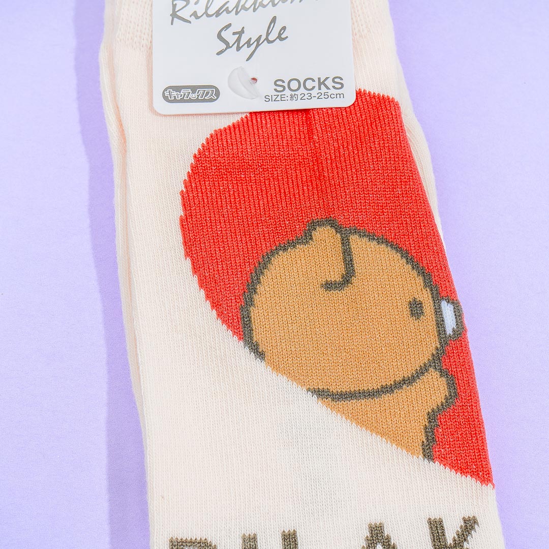 Rilakkuma & Korilakkuma Heart Socks