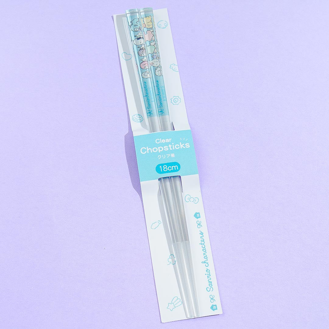 Sanrio Characters Lazy Line Clear Chopsticks