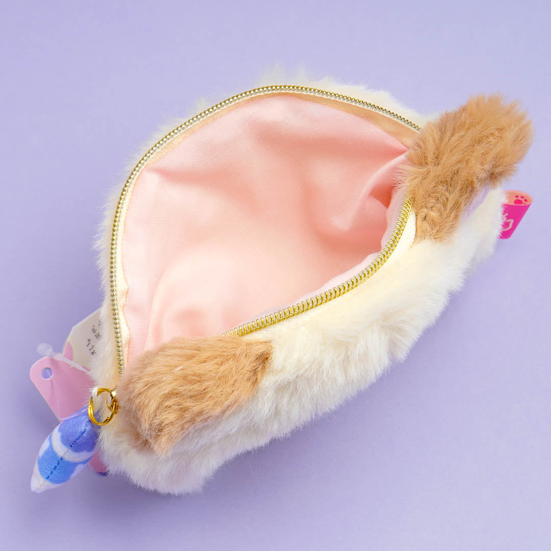 Rilakkuma Furry Cat Coin Purse
