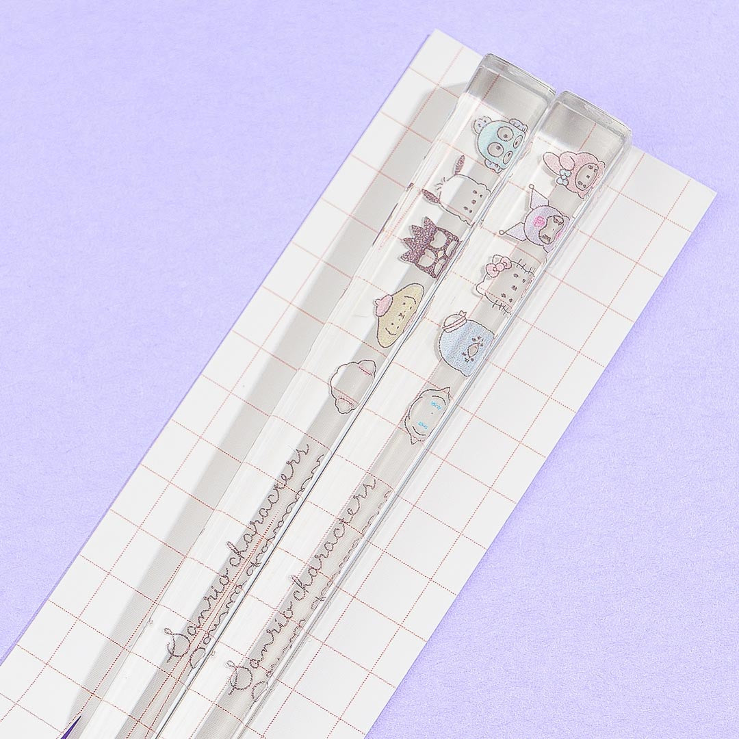 Sanrio Characters Faces Clear Chopsticks