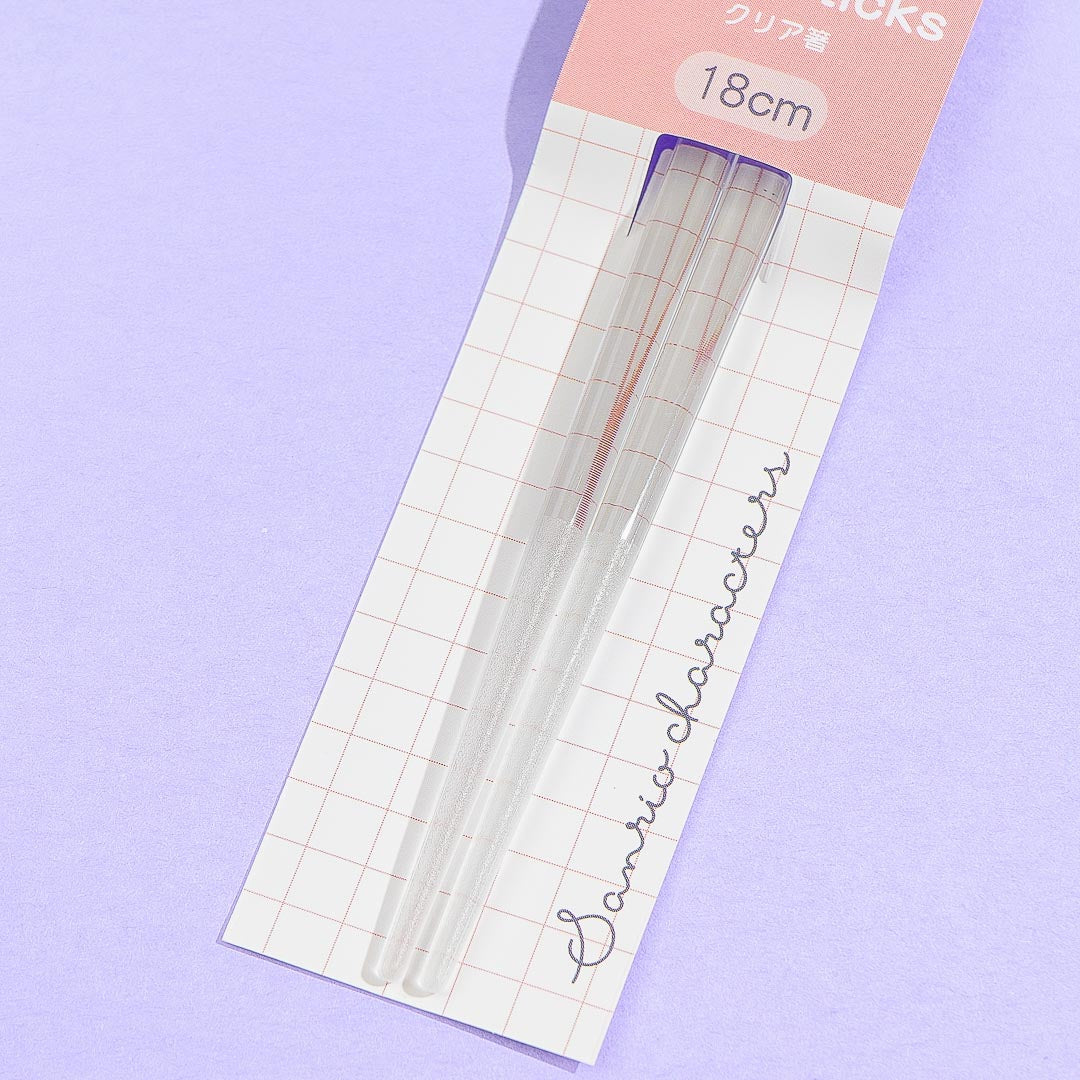 Sanrio Characters Faces Clear Chopsticks