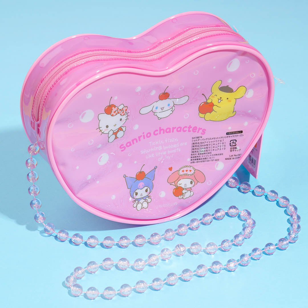 Sanrio Characters Fruit Soda Makeup Set With Bag