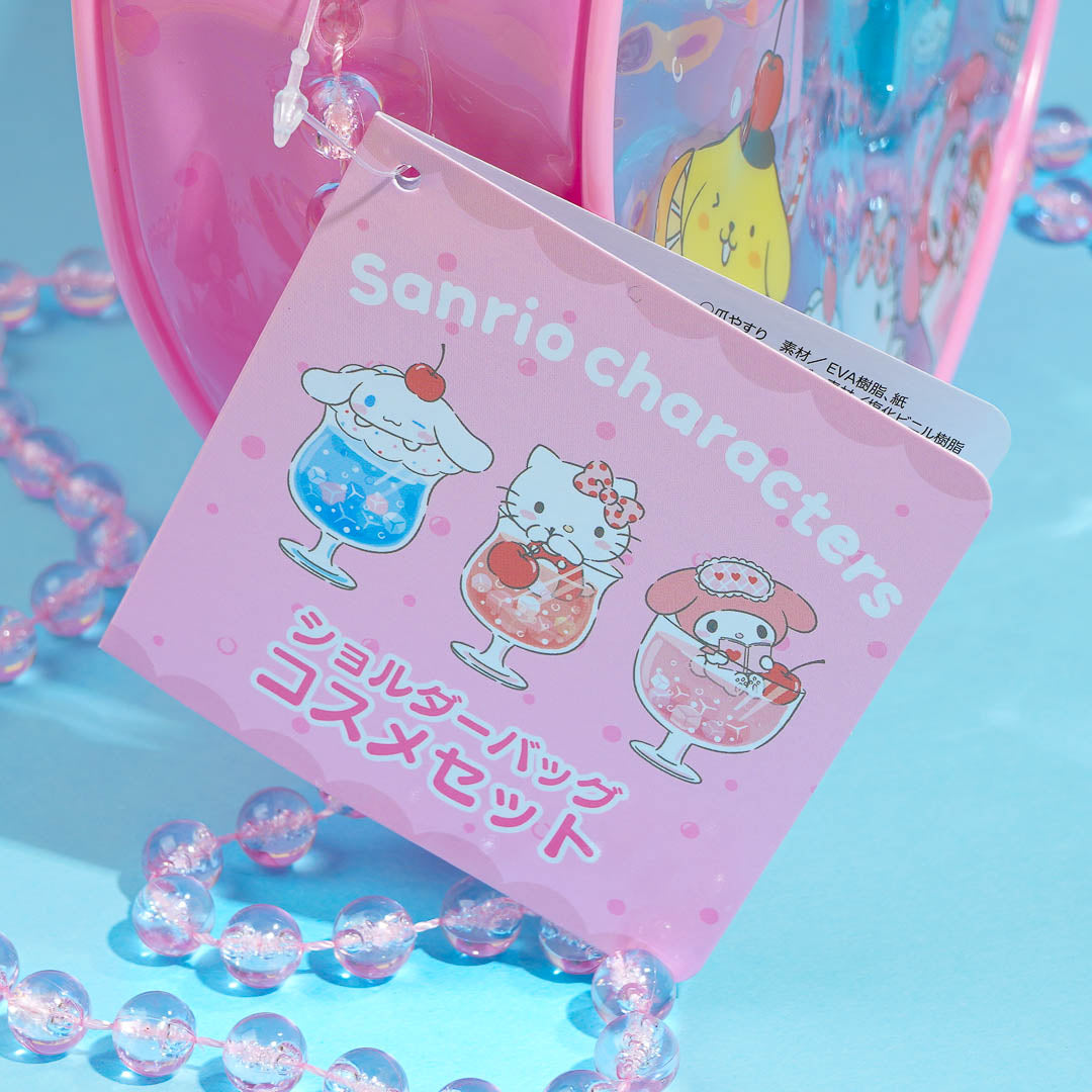 Sanrio Characters Fruit Soda Makeup Set With Bag