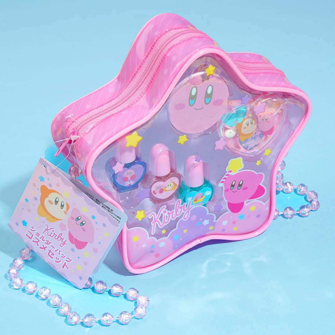Kirby & Waddle Dee Star Makeup Set With Bag