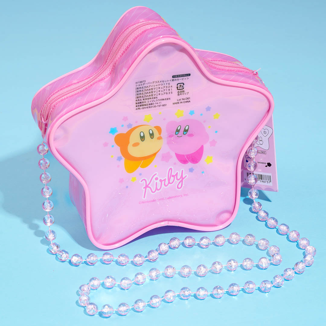 Kirby & Waddle Dee Star Makeup Set With Bag