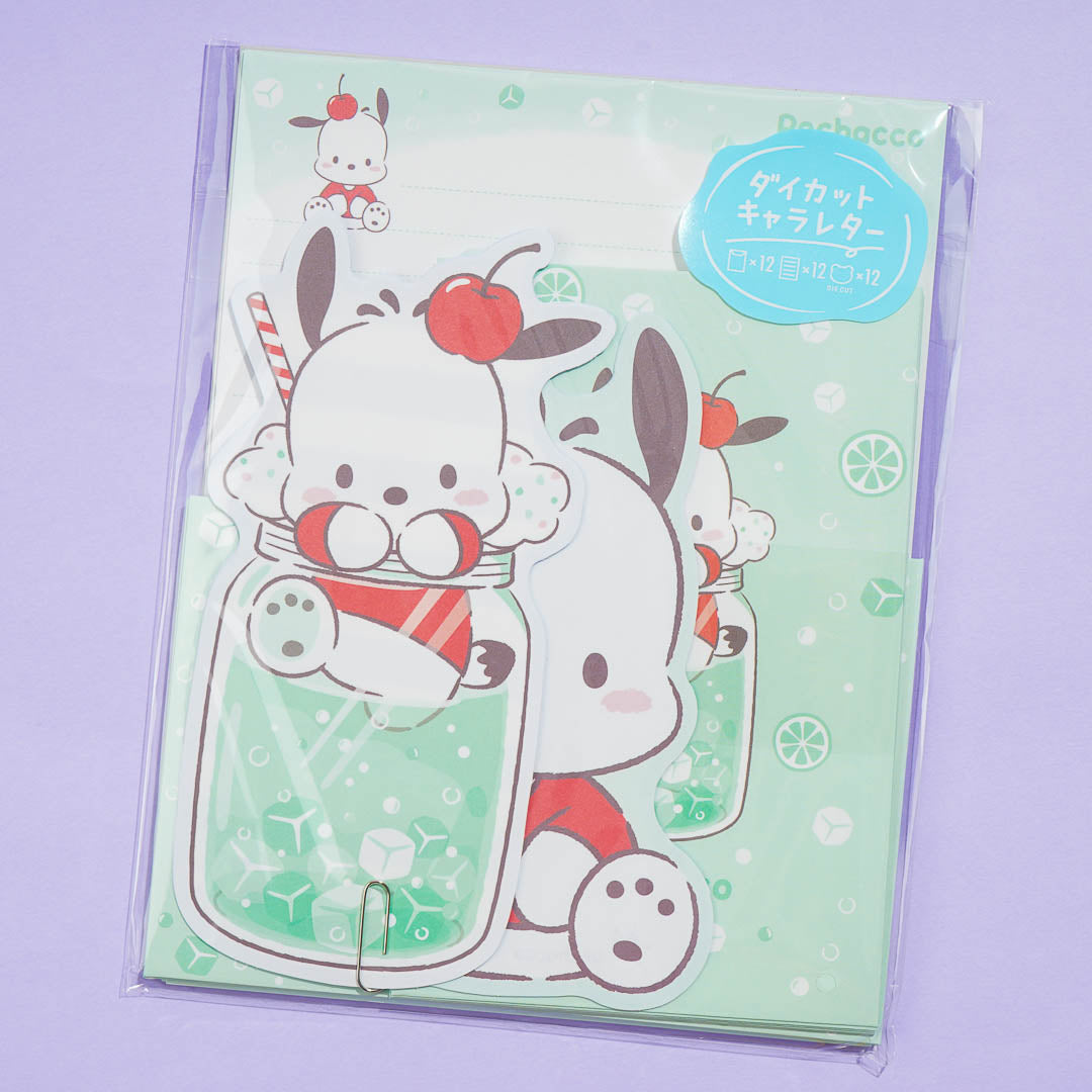 Pochacco Cherry Soda Letter Set