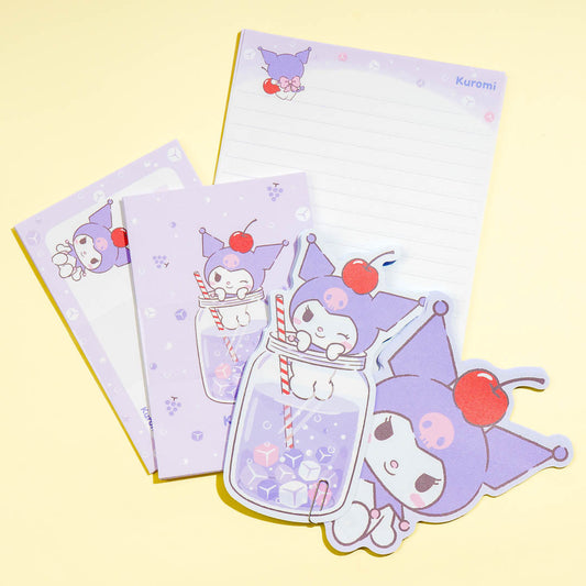 Kuromi Cherry Soda Letter Set