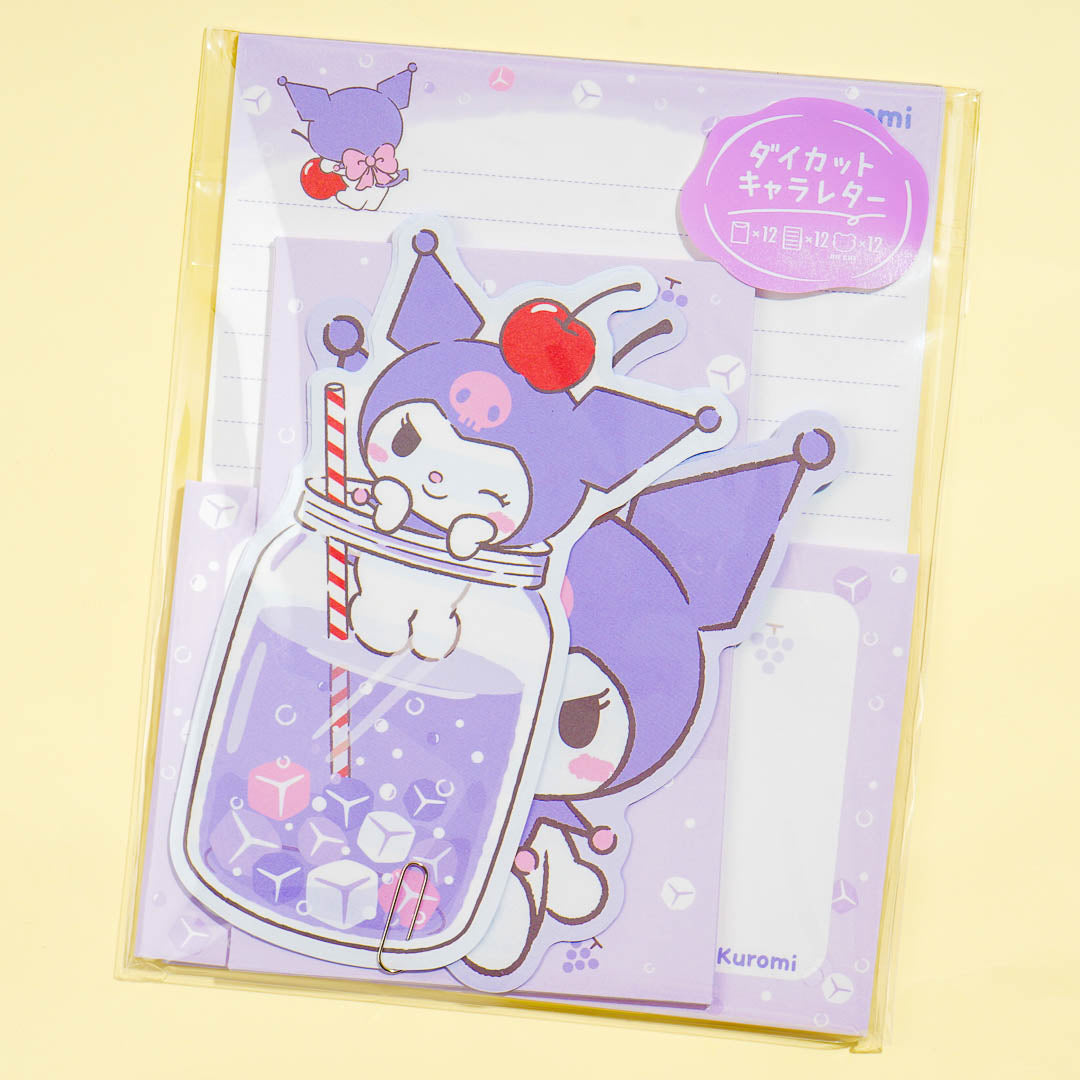 Kuromi Cherry Soda Letter Set