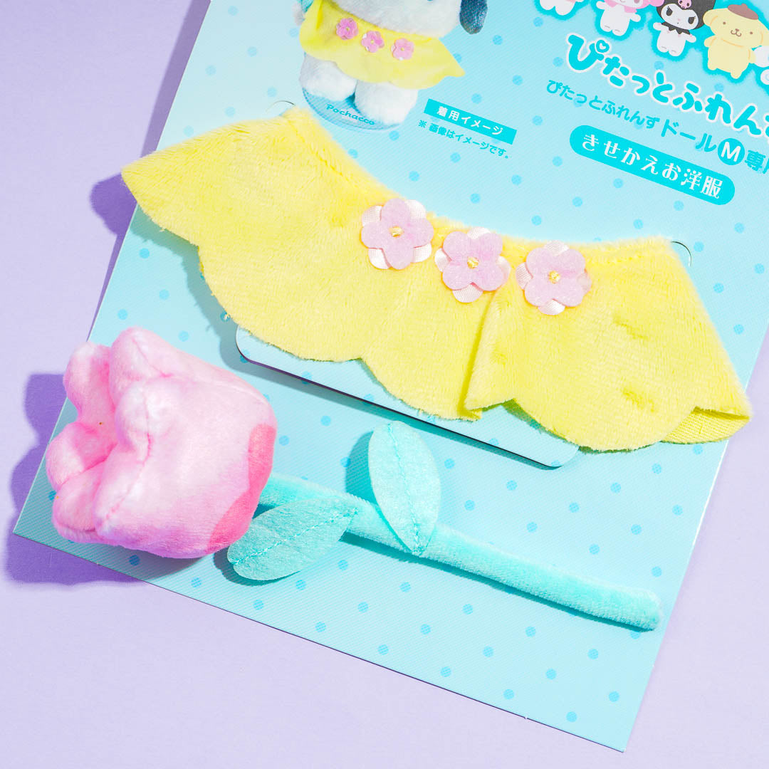 Sanrio Pitatto Friends Plushie Cape With Rose