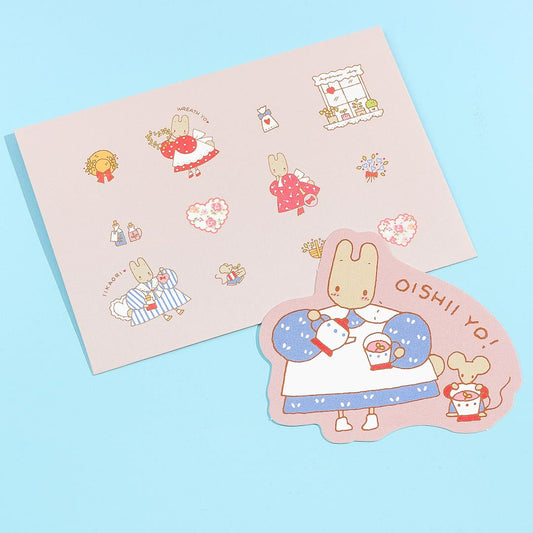 Marron Cream & Friends Retro Time Mini Letter Set