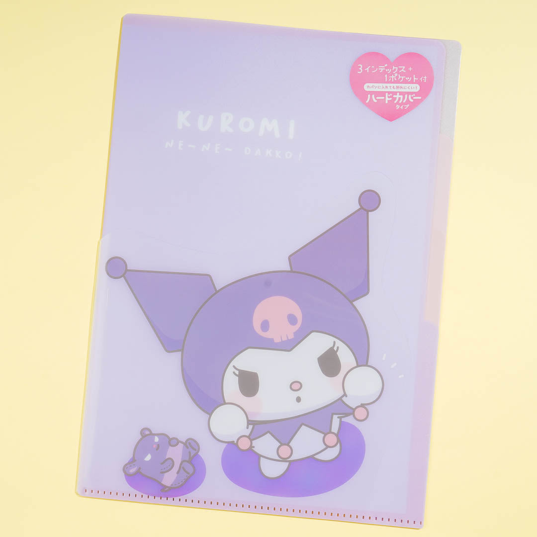 Kuromi Ne Ne Dakko A4 File Folder