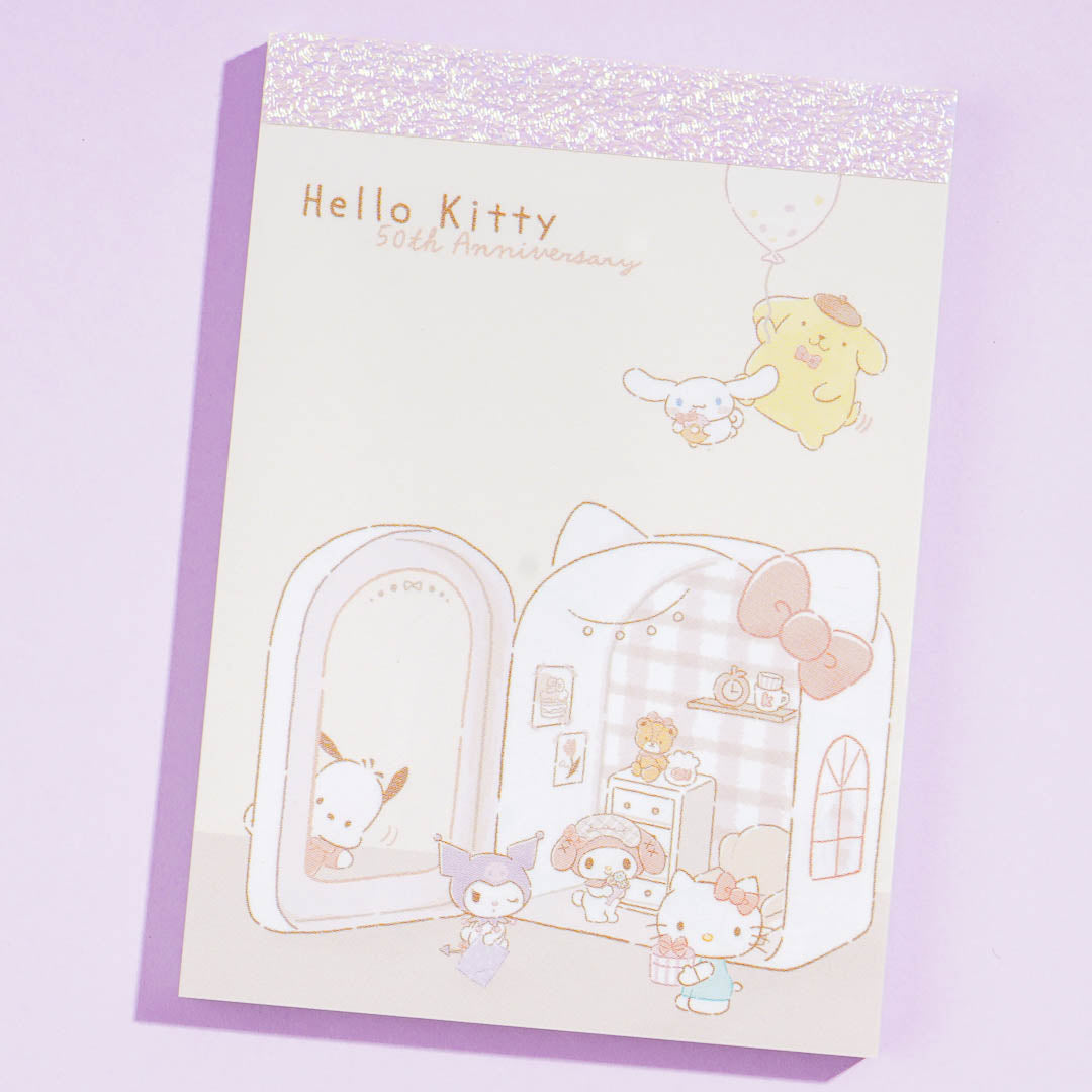 Hello Kitty 50th Anniversary Friendship Memo Pad