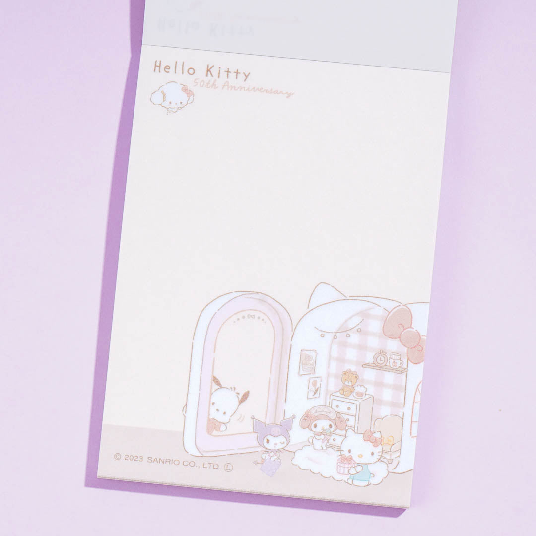 Hello Kitty 50th Anniversary Friendship Memo Pad