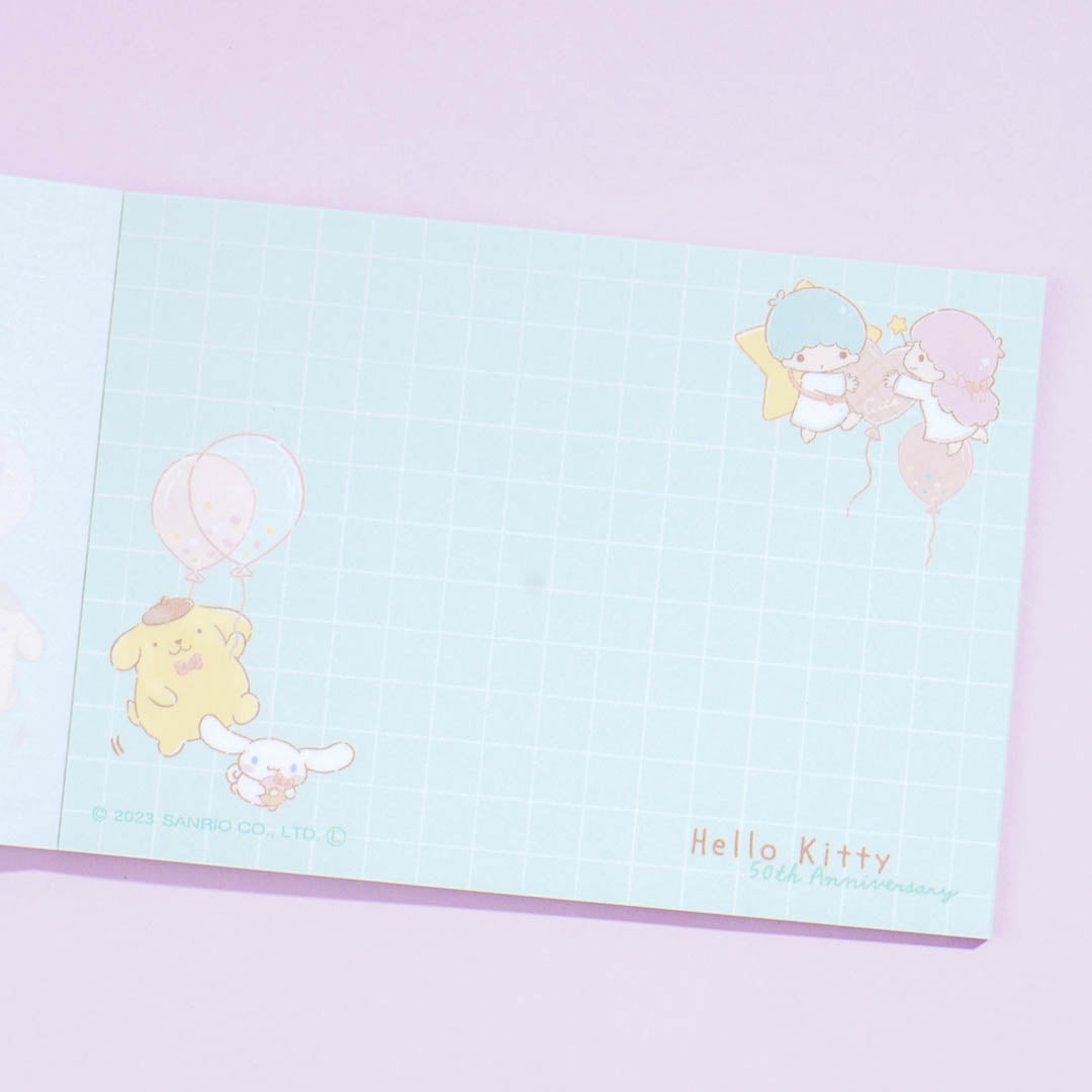 Hello Kitty 50th Anniversary Friendship Memo Pad