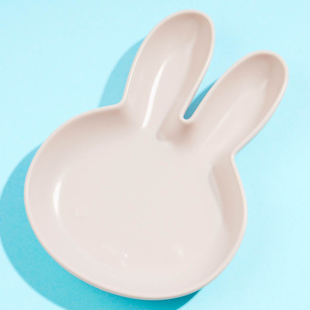Miffy Die-Cut Bunny Head Porcelain Plate