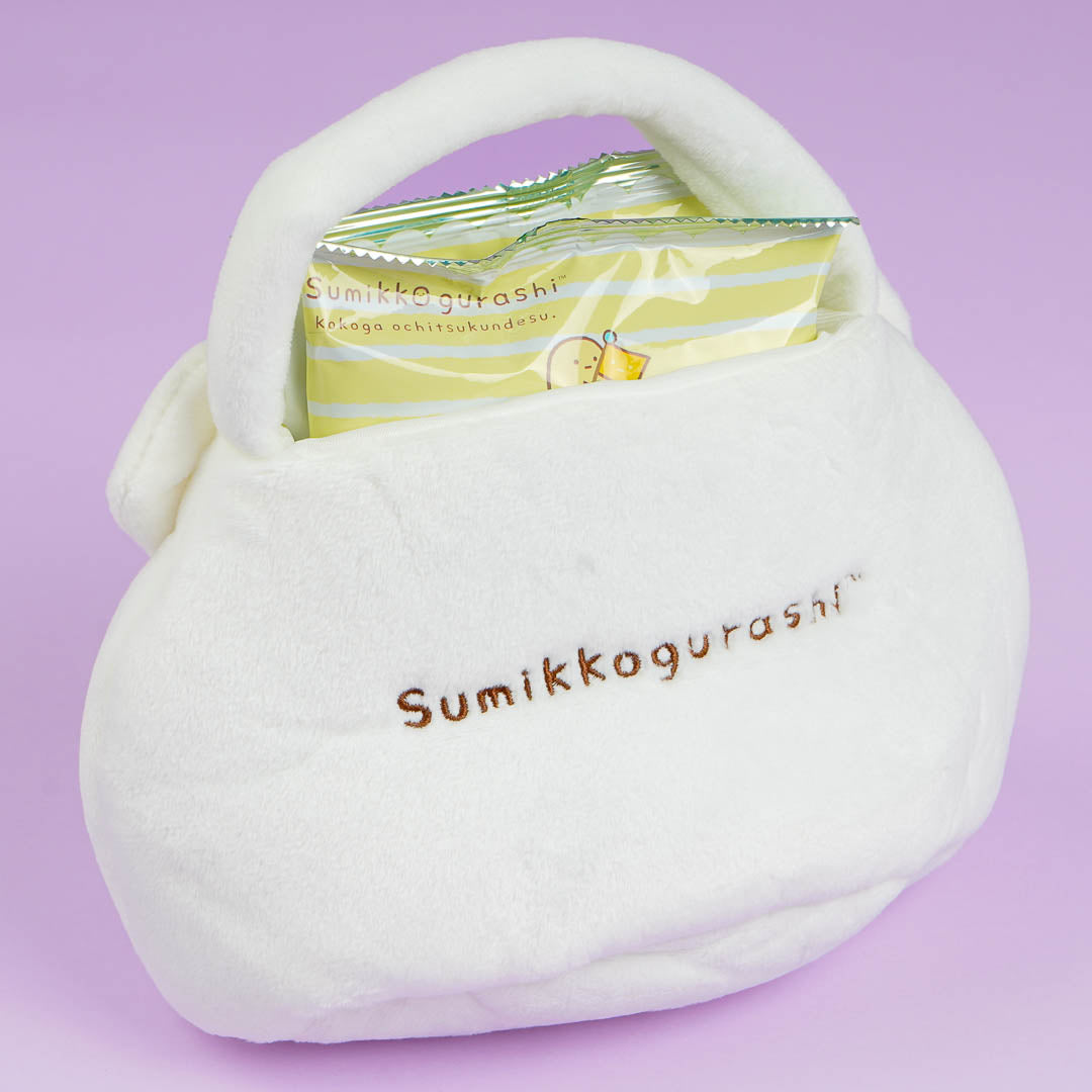 Sumikko Gurashi Plush Bag With Snacks - Shirokuma