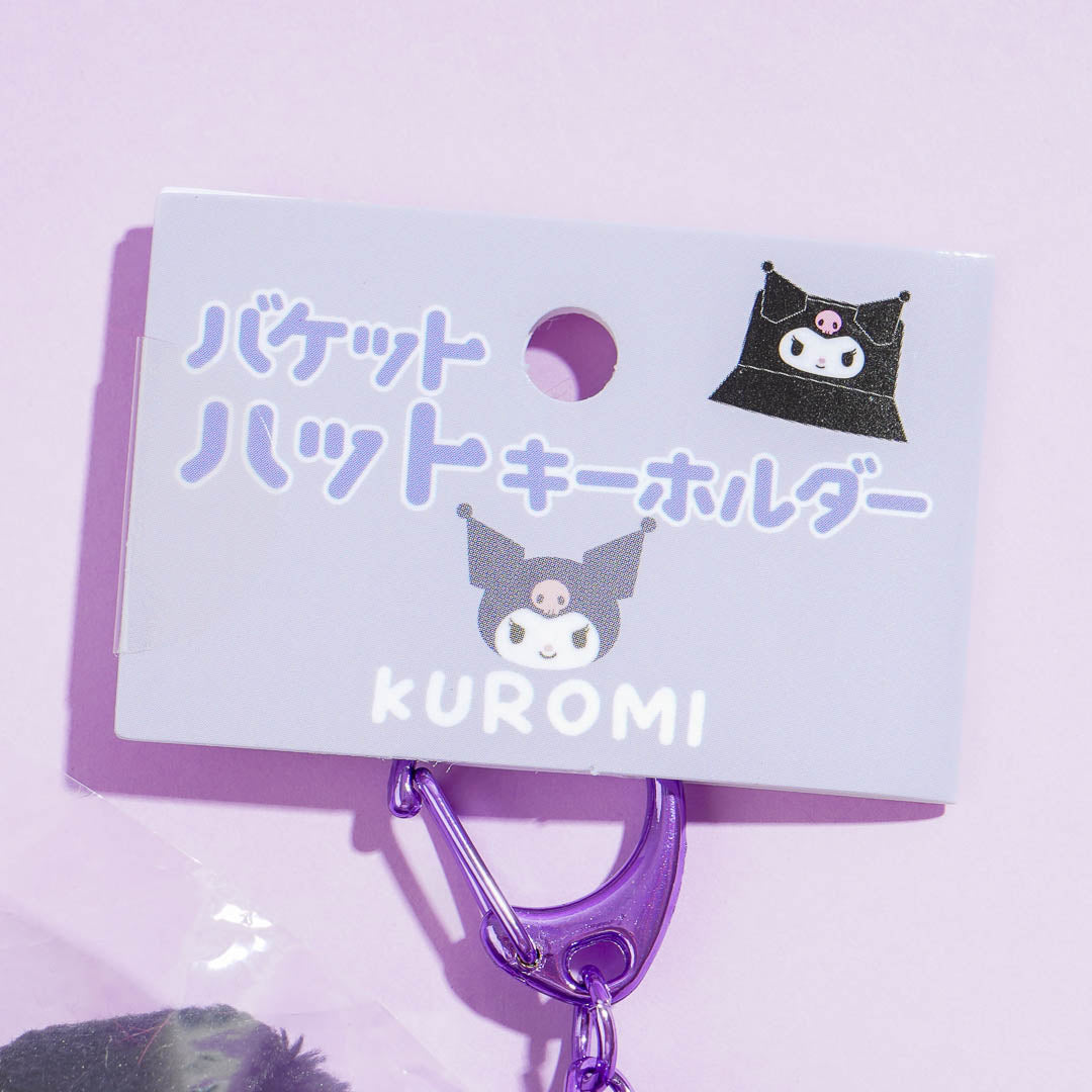 Kuromi Bucket Hat Keychain