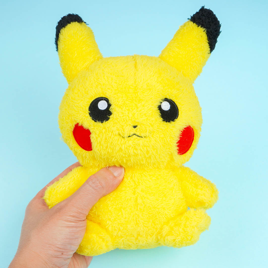 Pokemon Mokomoko Plushie - Pikachu / Medium