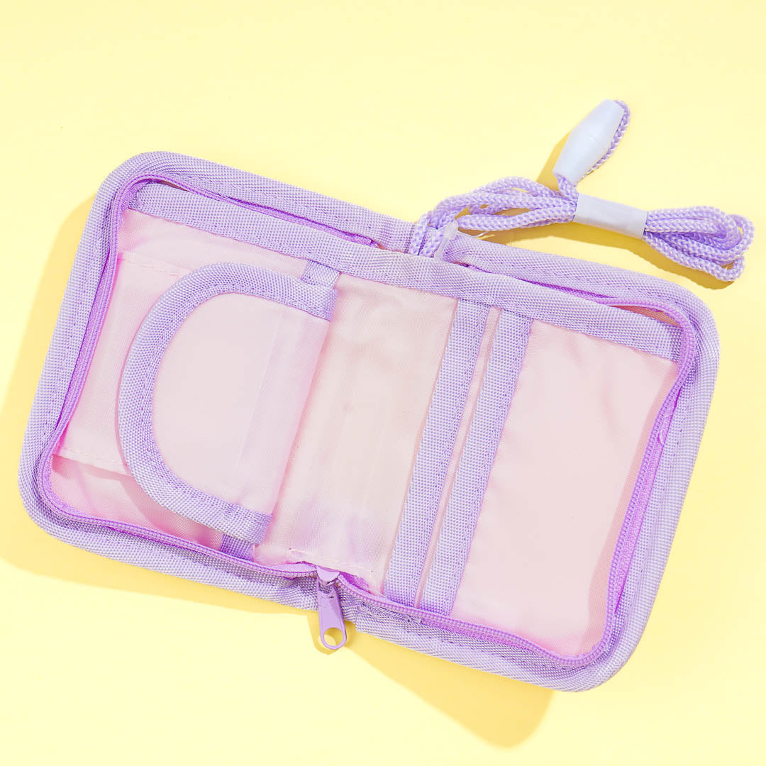 My Melody & Kuromi Picnic Time Wallet With Neck Strap