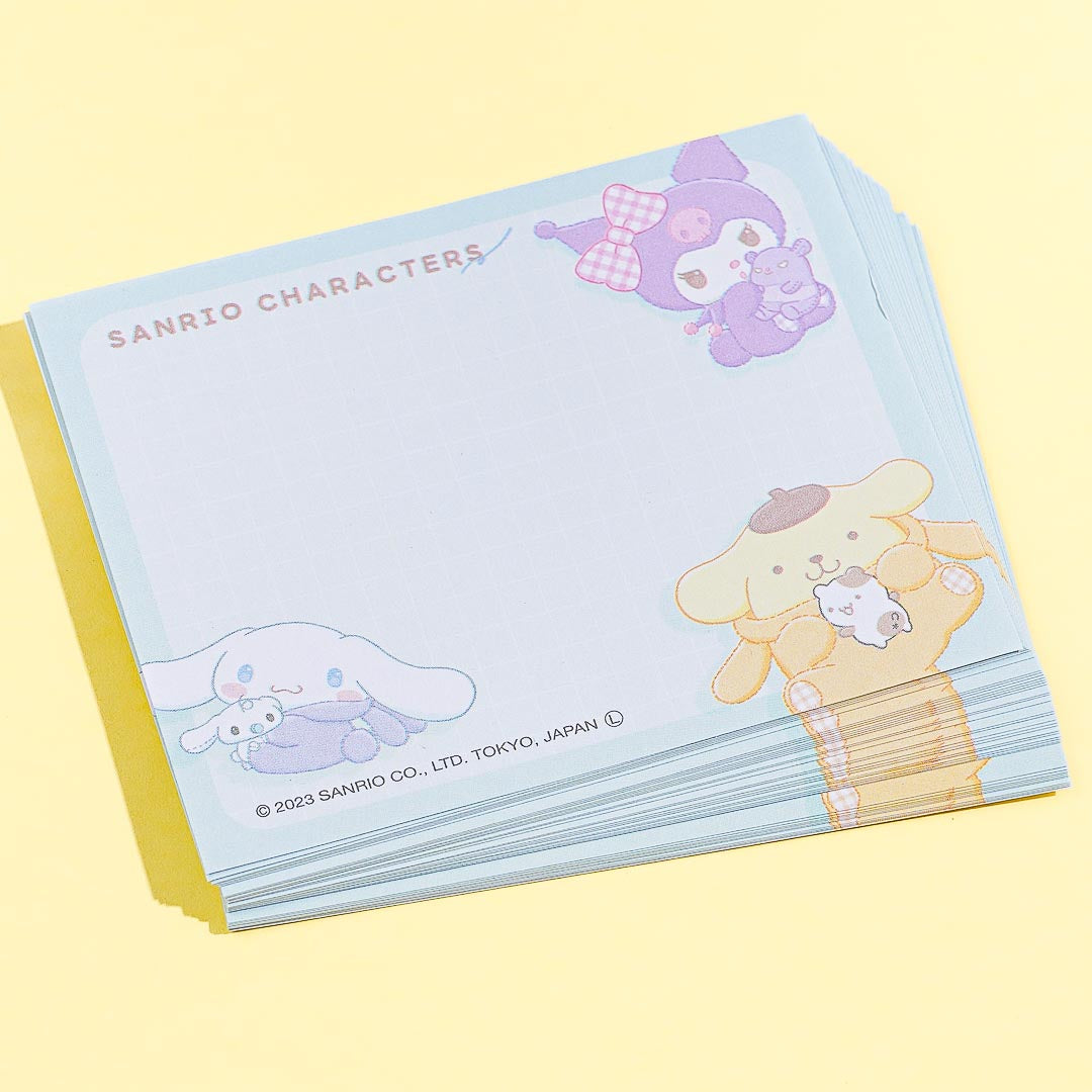 Sanrio Characters Fluffy Friends Memo Paper Set