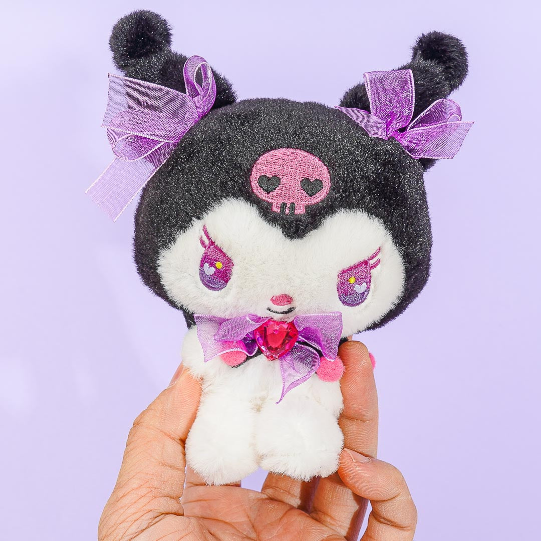 Kuromi Twinprism Plushie - Black / Medium