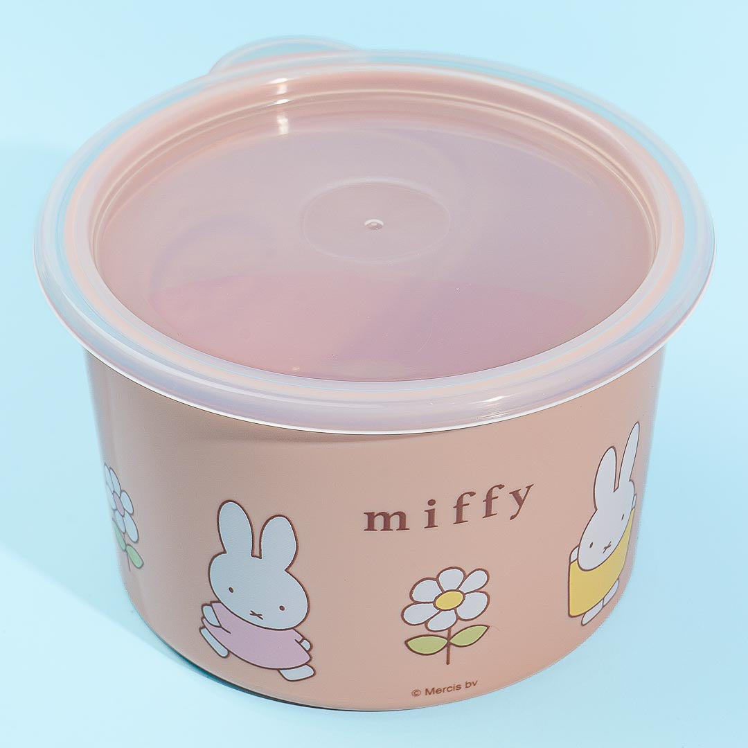 Miffy Daisy Day One-Touch Seal Round Container