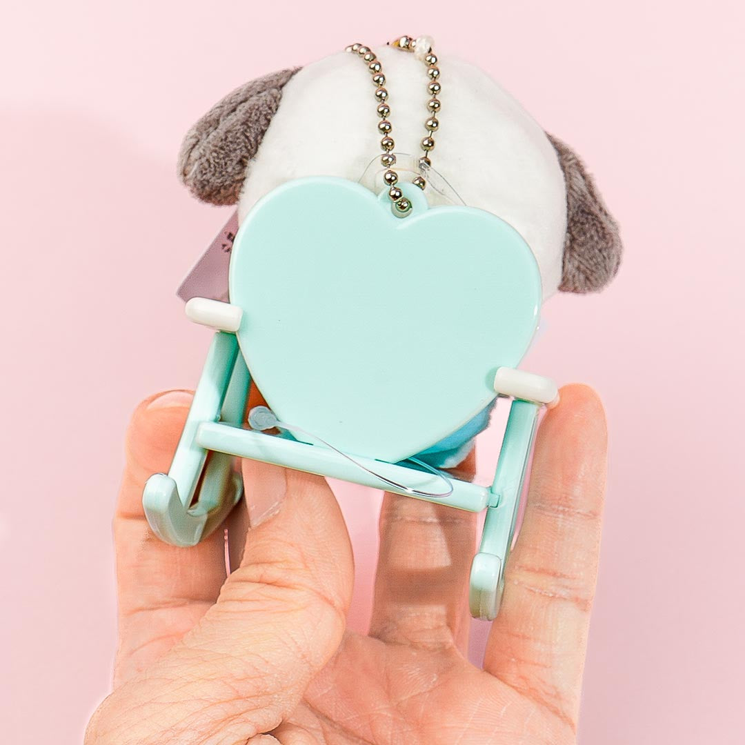 Pochacco Baby Plushie Charm With Rocking Chair
