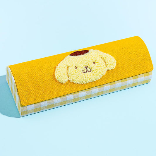 Pompompurin Yellow Gingham Eyeglass Case