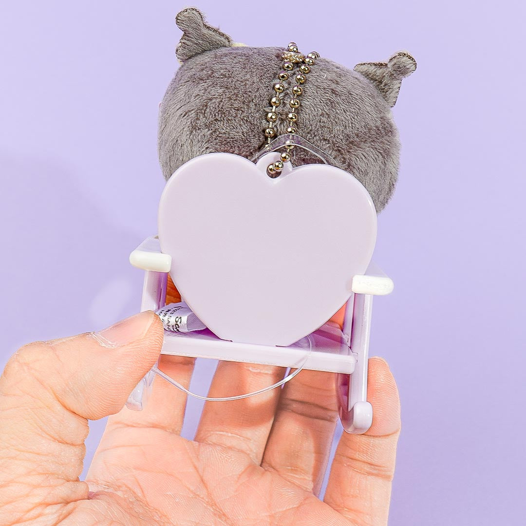 Kuromi Baby Plushie Charm With Rocking Chair