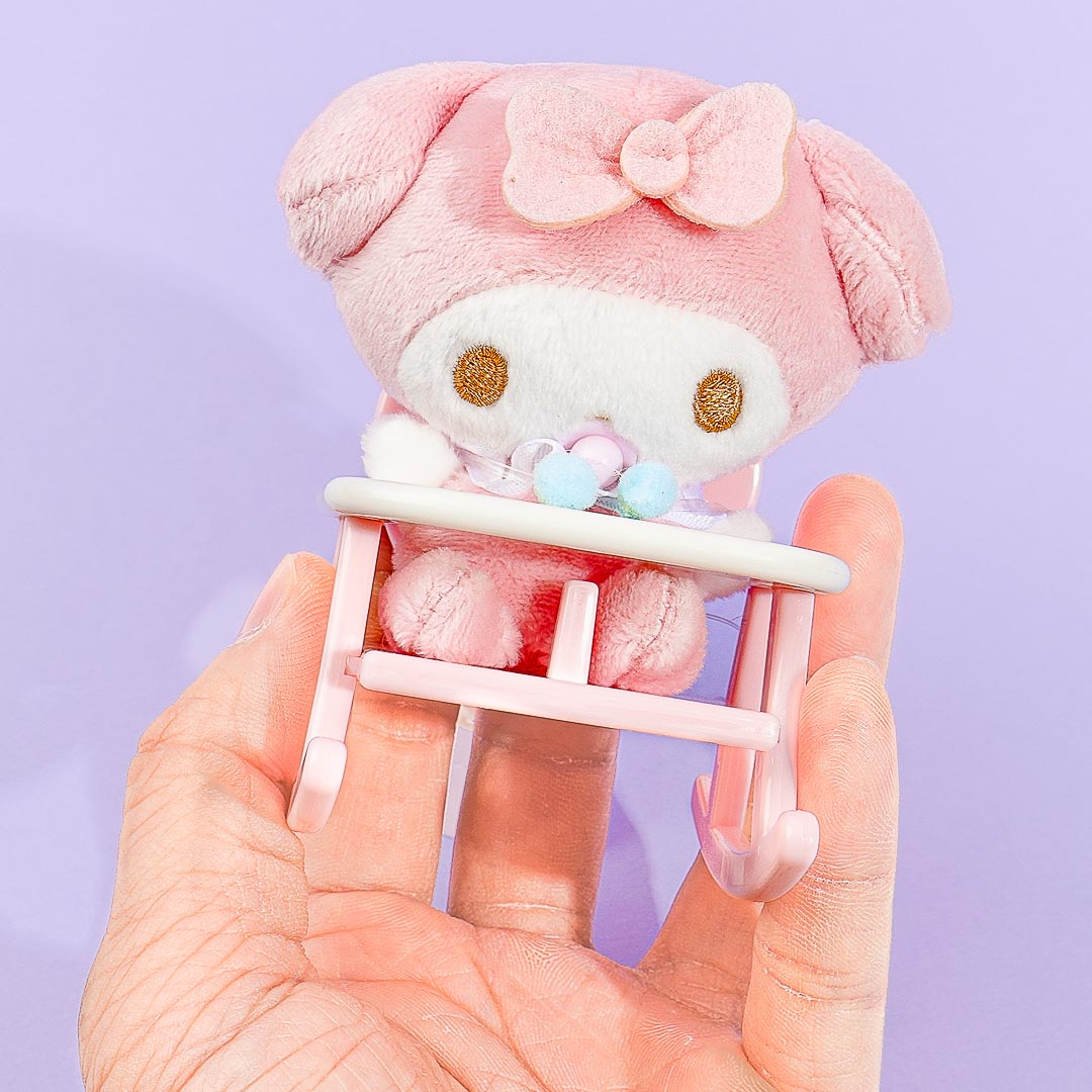 My Melody Baby Plushie Charm With Rocking Chair