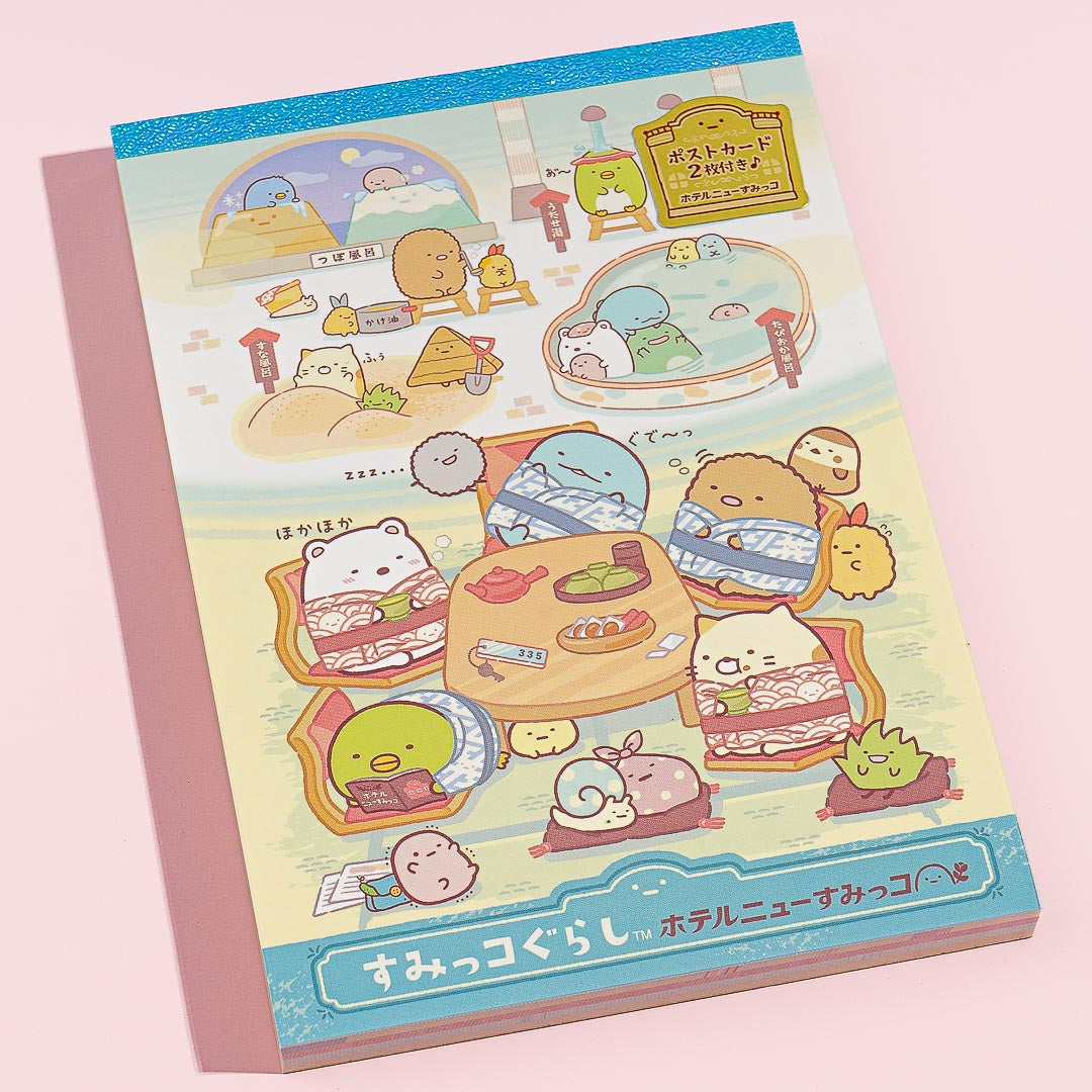 Sumikko Gurashi Hotel Memo Pad With Postcard