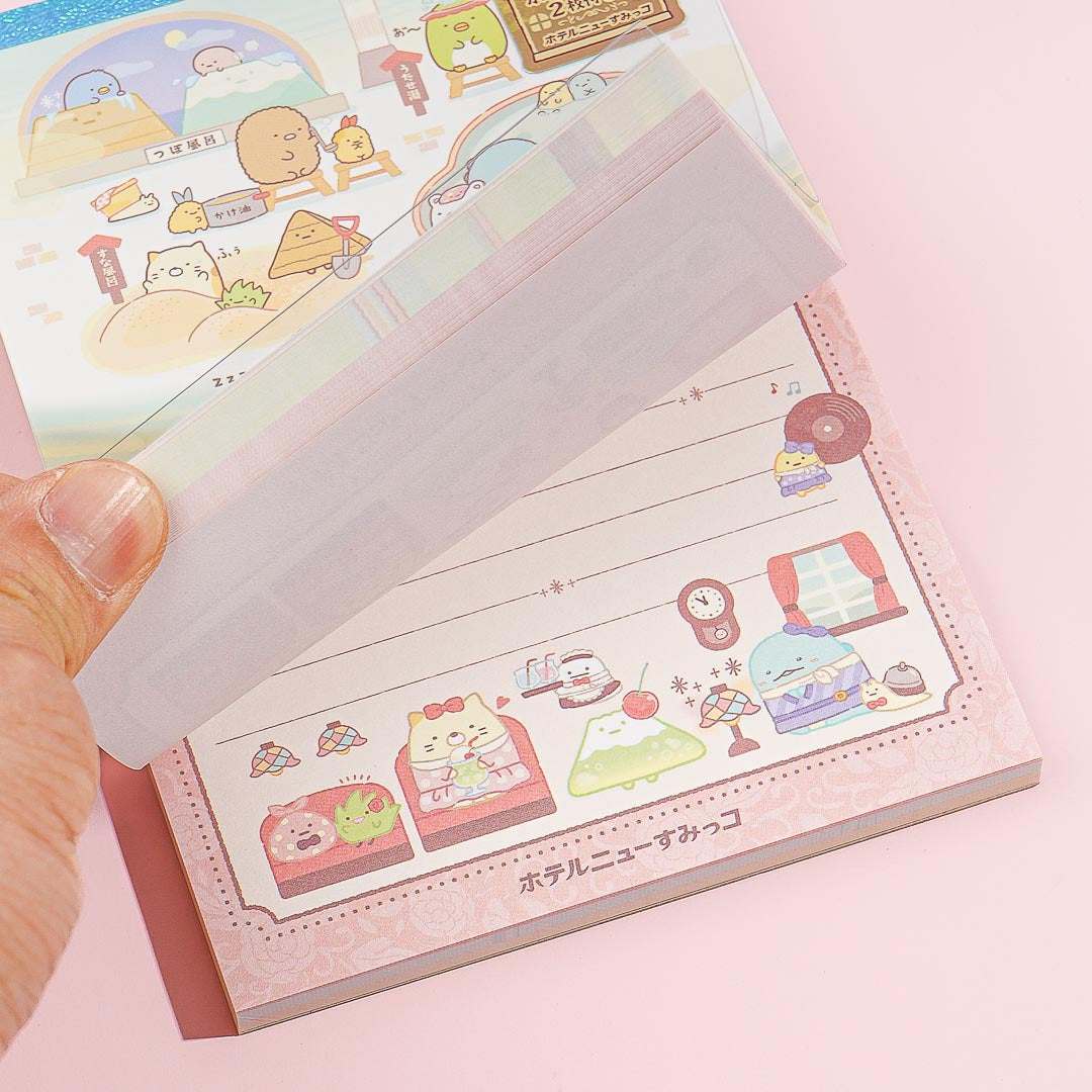 Sumikko Gurashi Hotel Memo Pad With Postcard