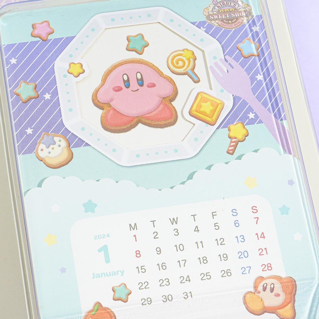 Kirby Pancake 2024 Kasanaru Desktop Calendar